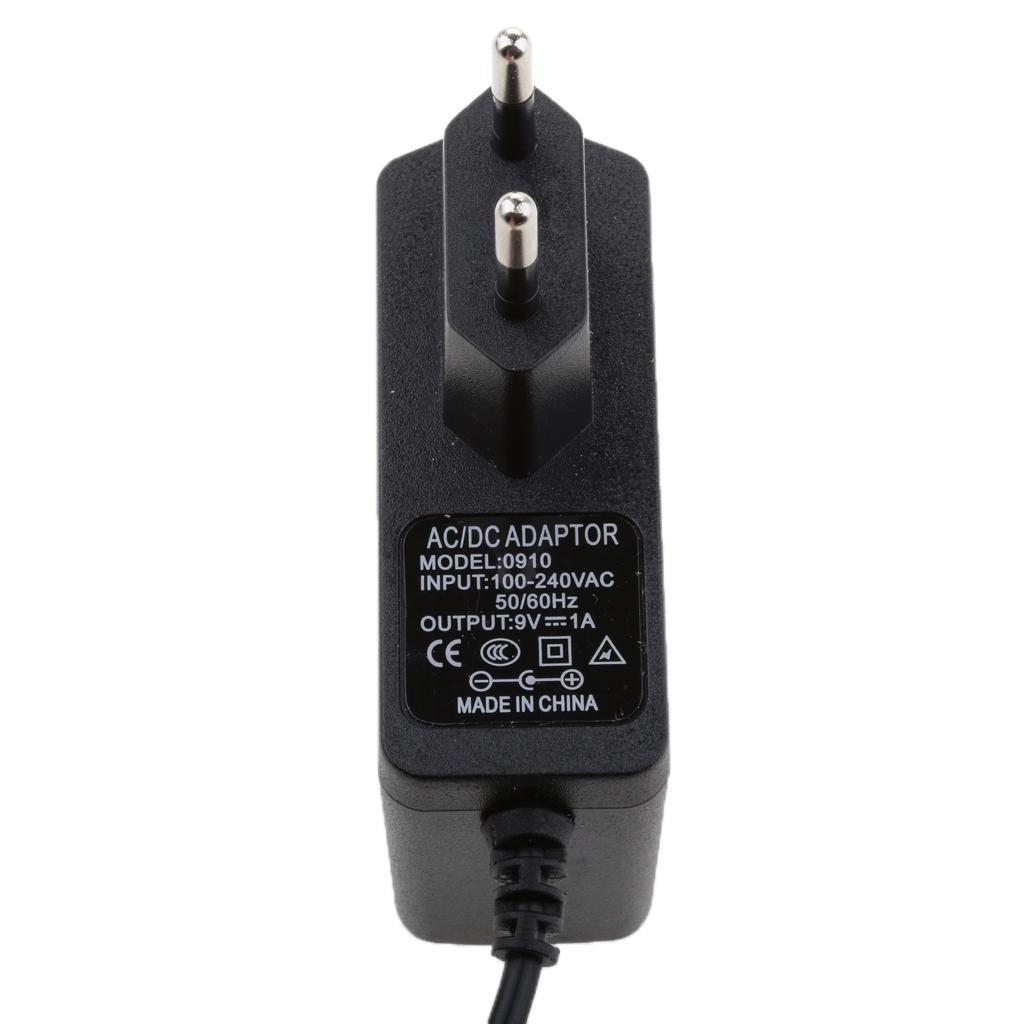 DC Adapter 9V 1A Power Supply Converter for Oscilloscope EU Plug