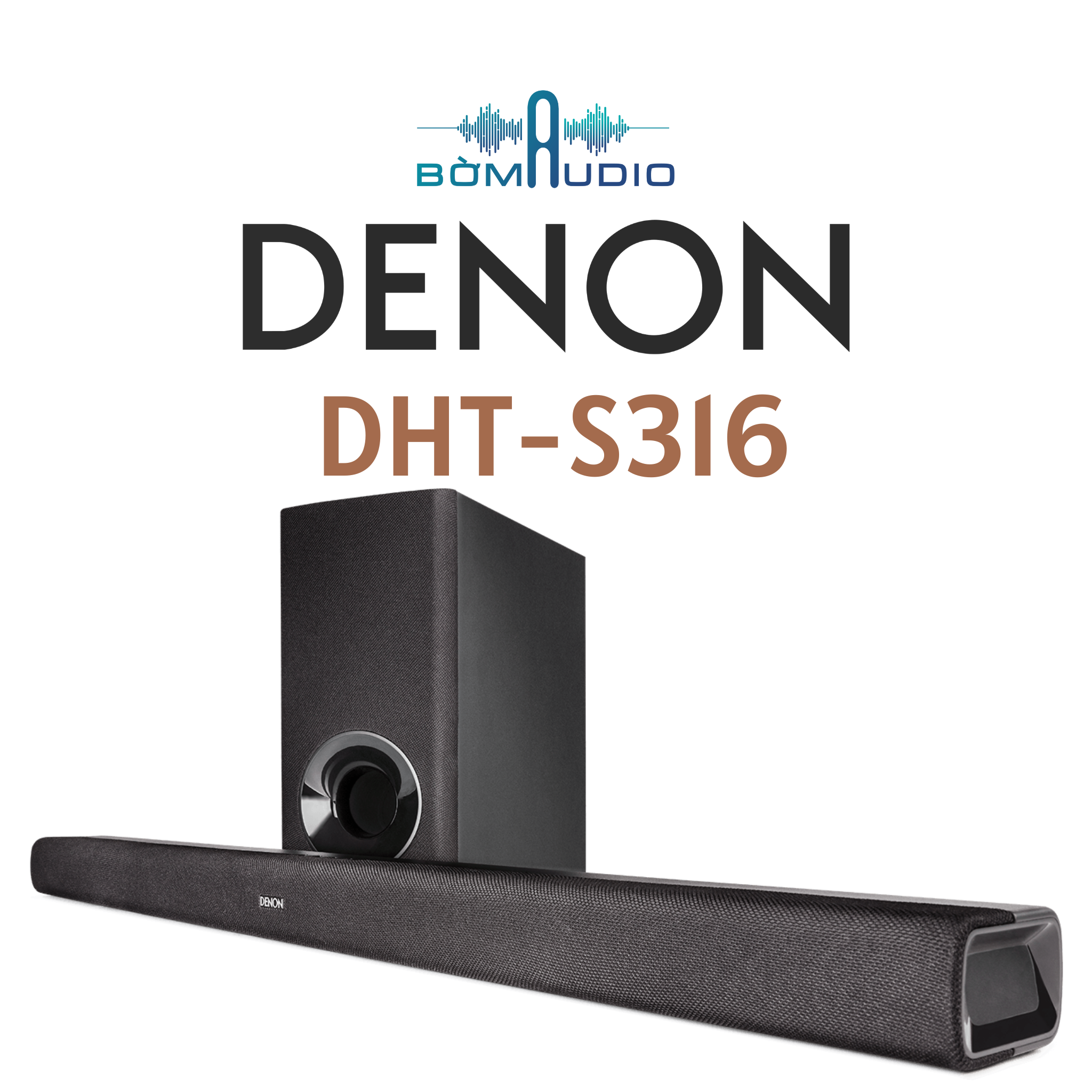 Loa Soundbar Denon DHT - S316 | Chất Âm Hay, Best Soundbar Phân Khúc Dưới 10 Triệu Đồng | Hàng chính hãng 100%