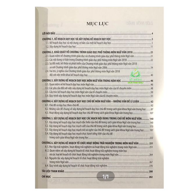Sách - Giáo Trình Xây Dựng Kế Hoạch Dạy Học Môn Ngữ Văn