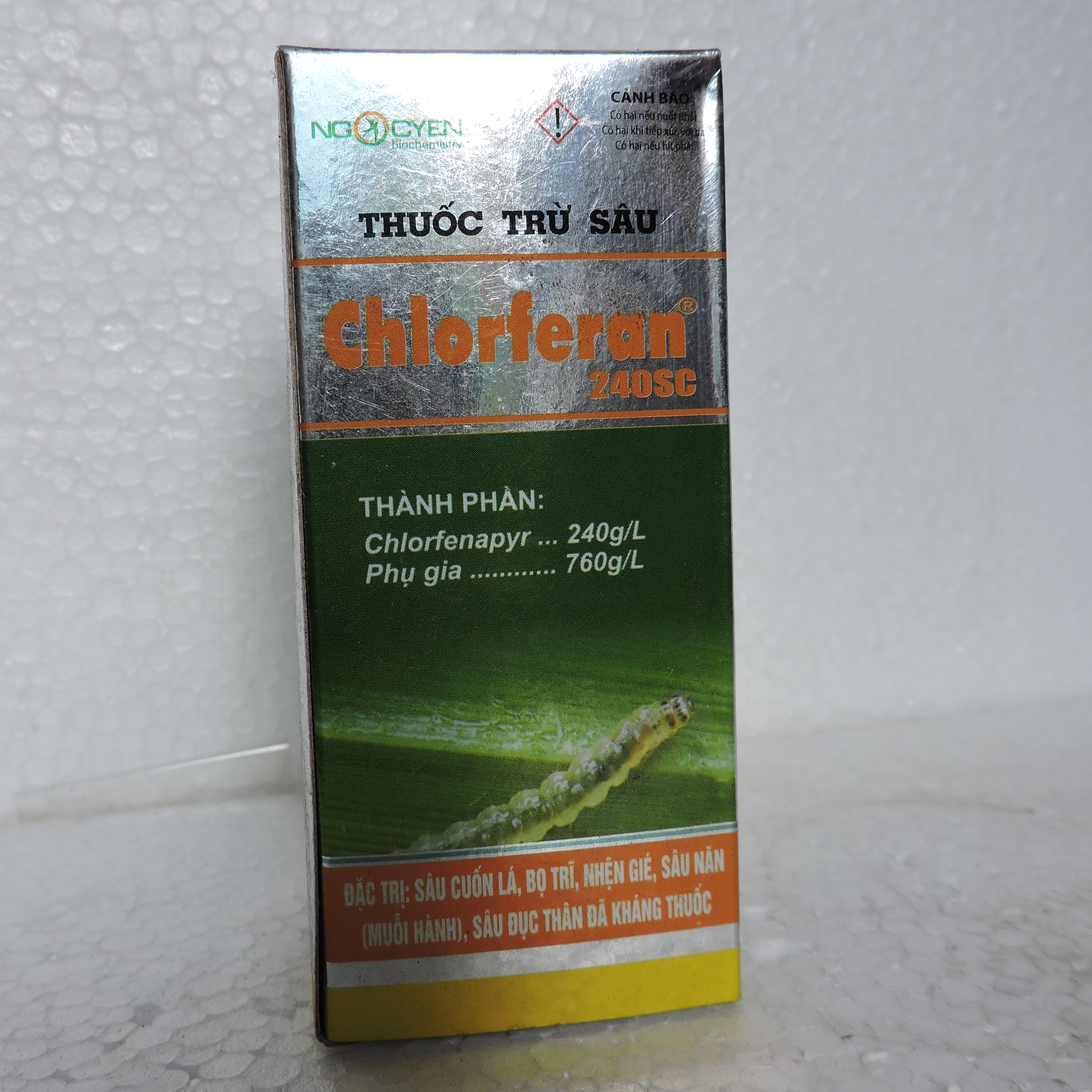 THUỐC TRỪ SÂU Chloferan Đặc Trị Sâu Cuốn lá, Bọ trĩ, Nhện Gié, Sâu Năn (Muỗi Hành), Sâu Đục Thân Đã Kháng Thuốc (chai 60ml)