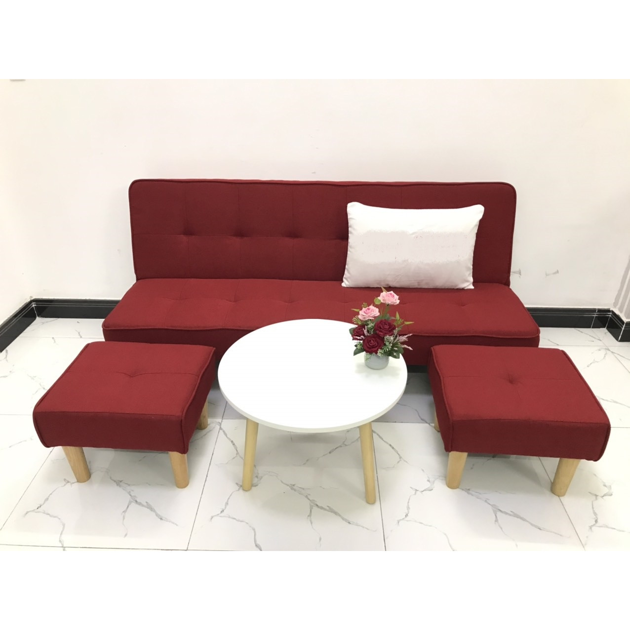 Bộ ghế sofa bed 1m7x90, sofa giường phòng khách sivali12