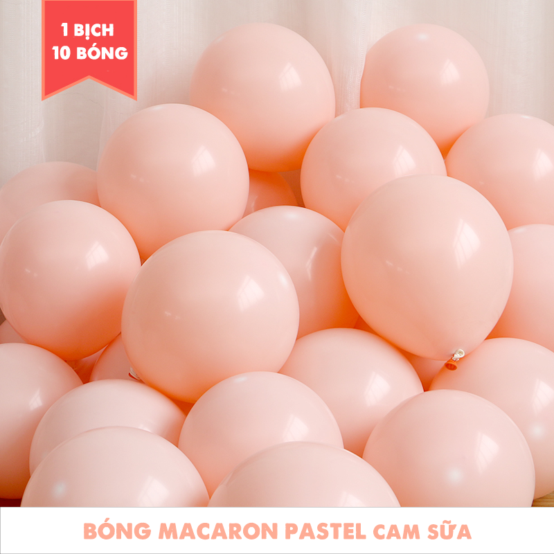 Set 10 bóng pastel size 10in (26cm) siêu đẹp