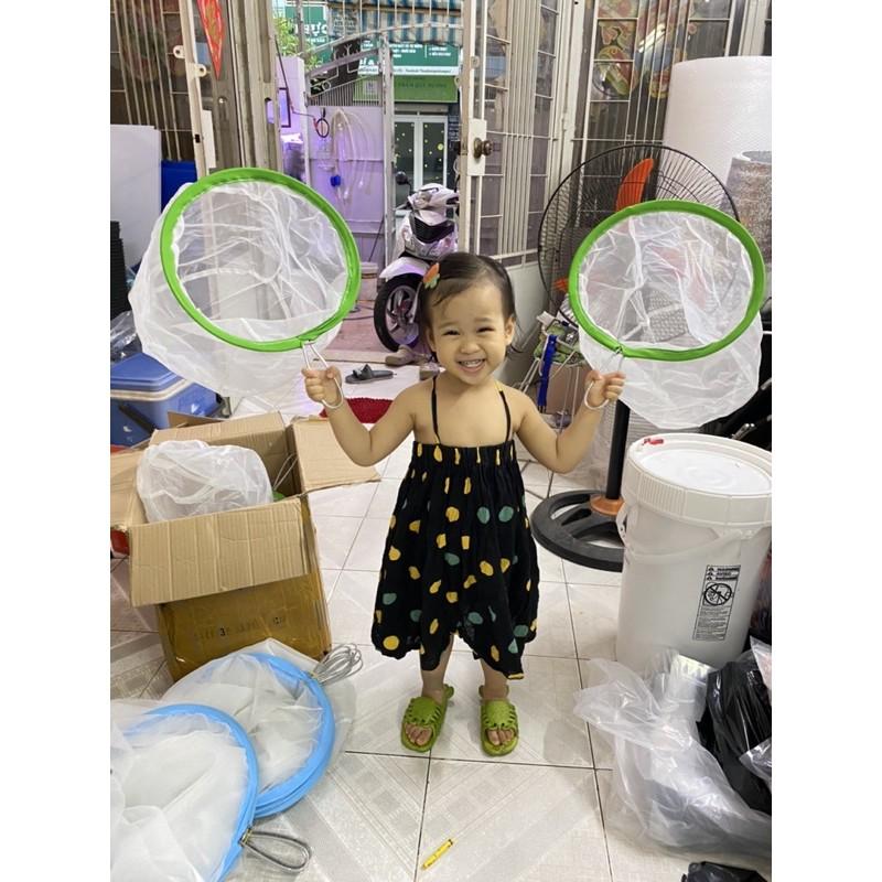 Vợt Siêu To Khổng Lồ Chuyên Vớt BoBo-Artemia-Cá Guppy-Cá 7 màu-Cá Vàng-Ranchu-Cá Betta-cá Rồng- Cá Mún-Cá Neon-Tôm-Tép