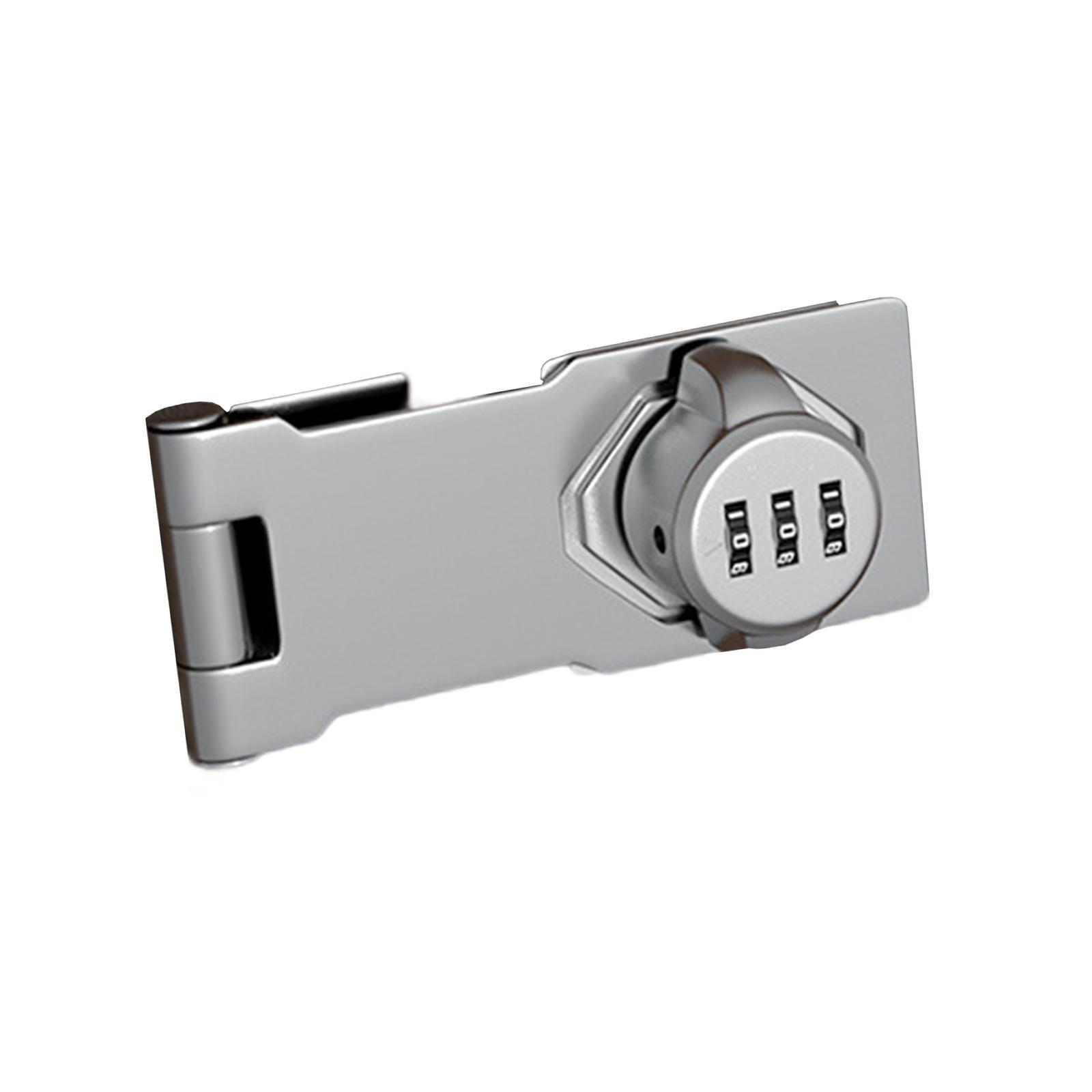 Mechanical Password Door Lock, Sliding Door Lock, Keyless Cabinet Password Hasp Lock, Drawer Lock, Refrigerator Lock