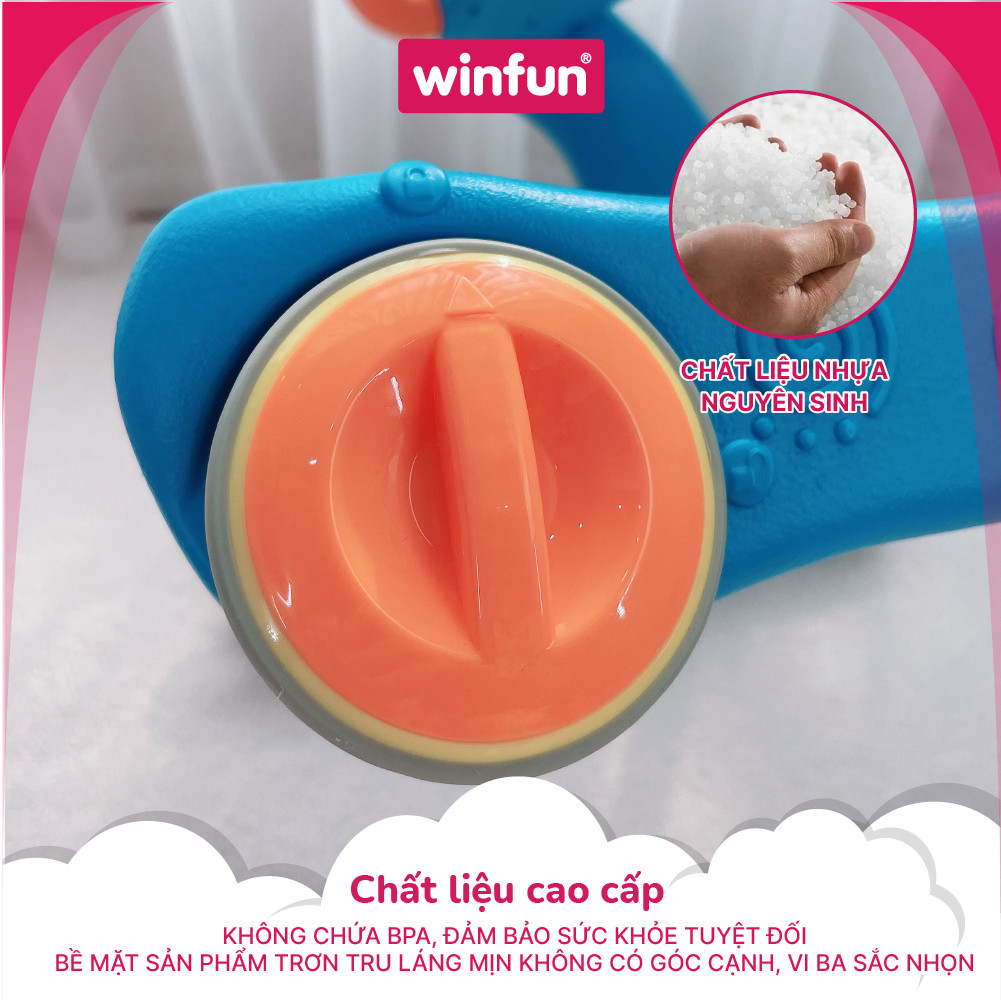 Kệ Chữ A Kết Hợp Bàn Tập Đứng, Xe Tập Đi 5 In 1 Winfun 0846