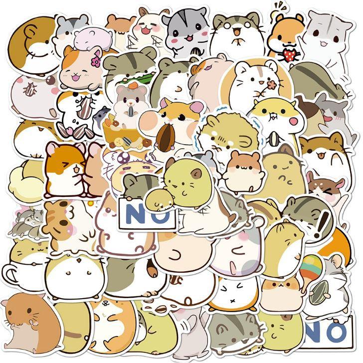 Sticker dán cao cấp CHUỘT HAMSTER Cực COOL ms#160