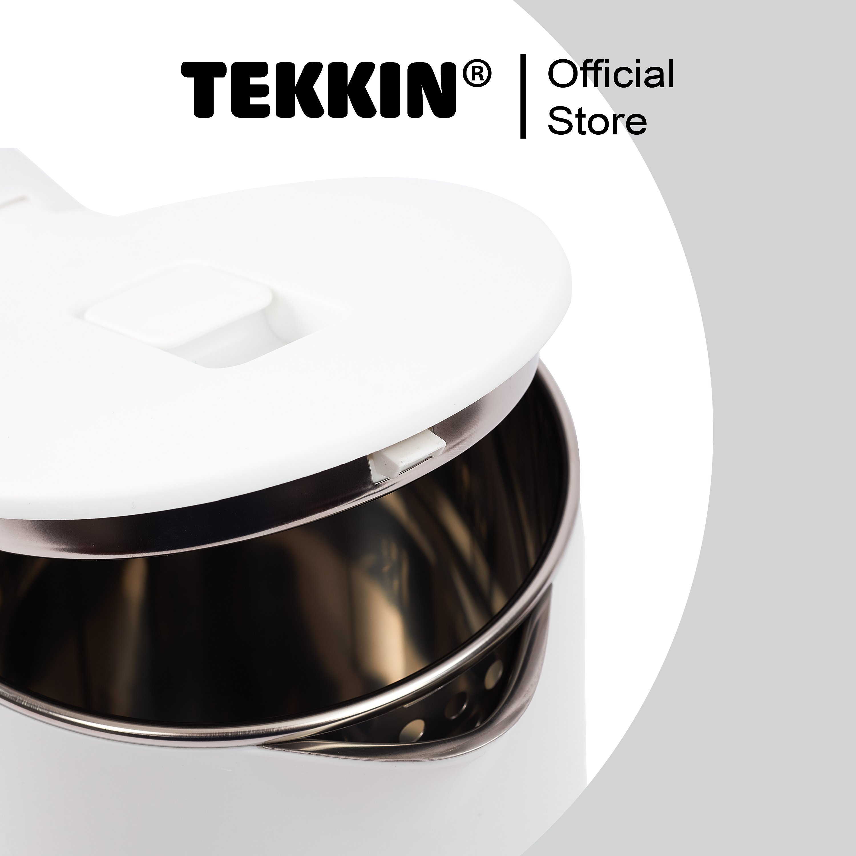 Ấm siêu tốc tự ngắt TEKKIN TI-2845 dung tích lớn 2.3L (dung tích sử dụng 1.8L) 2 lớp công suất 1500W bảo hành 12 tháng - hàng nhập khẩu