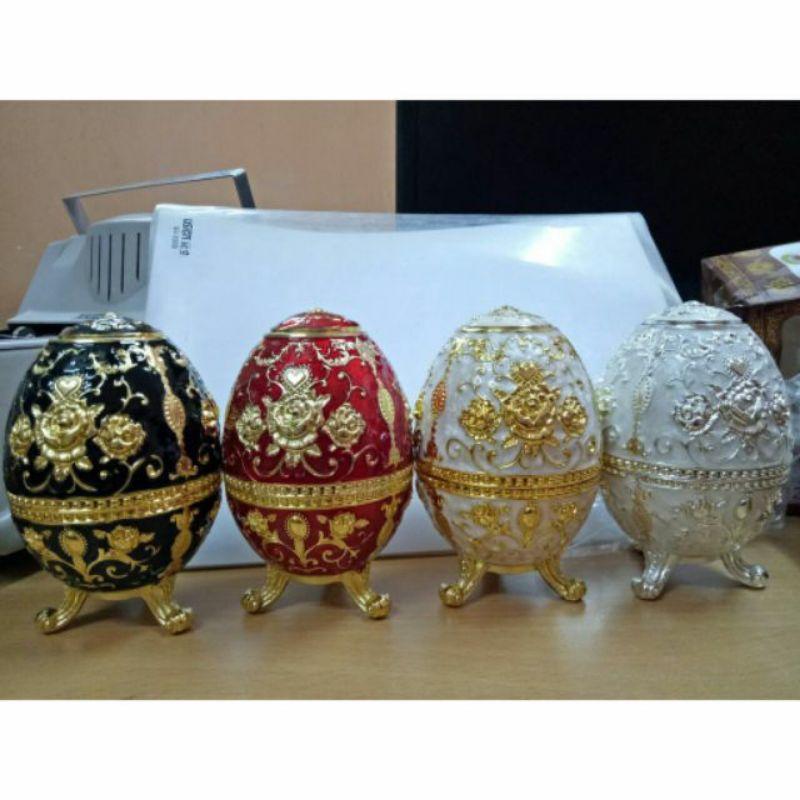 Hộp đựng chè bằng hợp kim cao cấp, phong cách hoàng gia