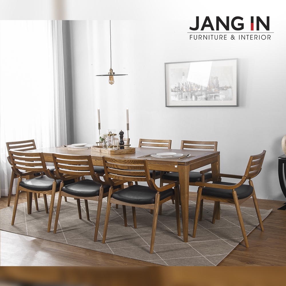 Bộ Bàn Ăn Spencer 8 Chỗ New Jang In
