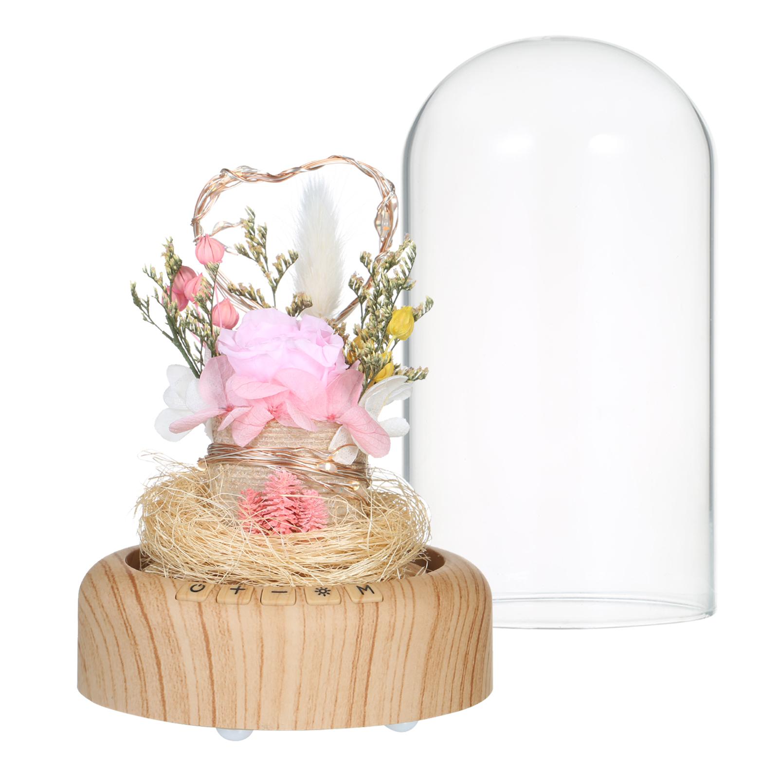 Đèn hoa thủy tinh đa chức năng kèm nhạc để trang trí trong nhà