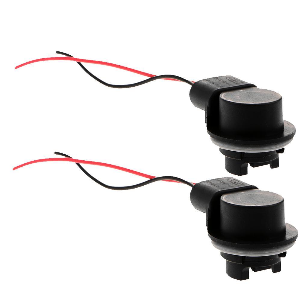 2 Pieces 3156B Bulb Socket Car Light Harness Wire Plug Adapter
