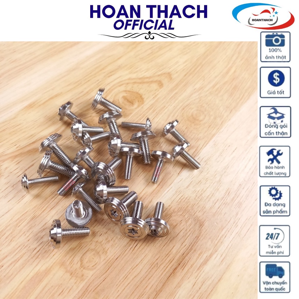 Bộ Ốc Áo Mẫu Thái Inox 304 cho xe máy Winner ( 25 con ), HOANTHACH SP017378