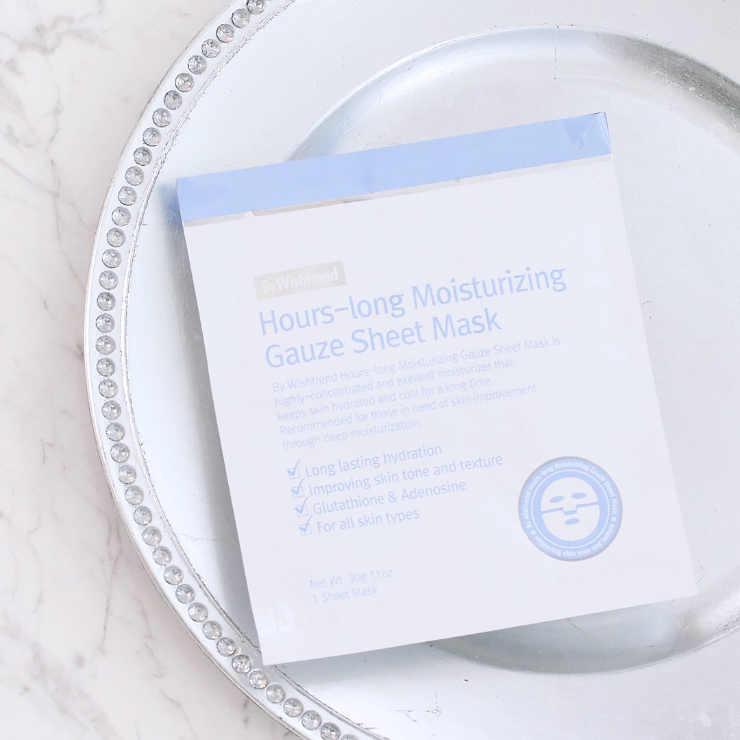 Combo Mặt Nạ Dưỡng Ẩm Sâu, Làm Sáng Da By Wishtrend Hours-long Moisturizing Gauze Sheet Mask 30ml x10