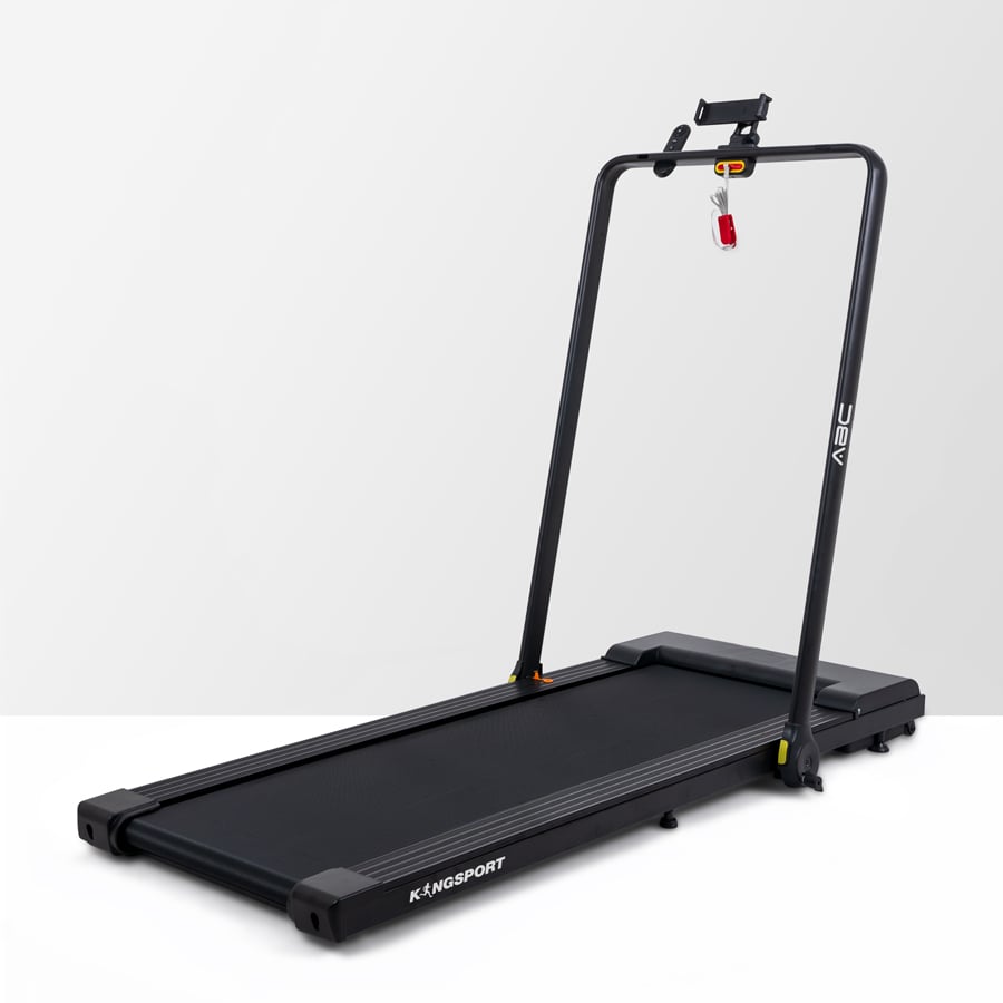 Máy chạy bộ KINGSPORT ABC thảm chạy kim cương, tốc độ tối đa 8km/h, kèm khóa an toàn, cân nặng phù hợp từ dưới 60kg