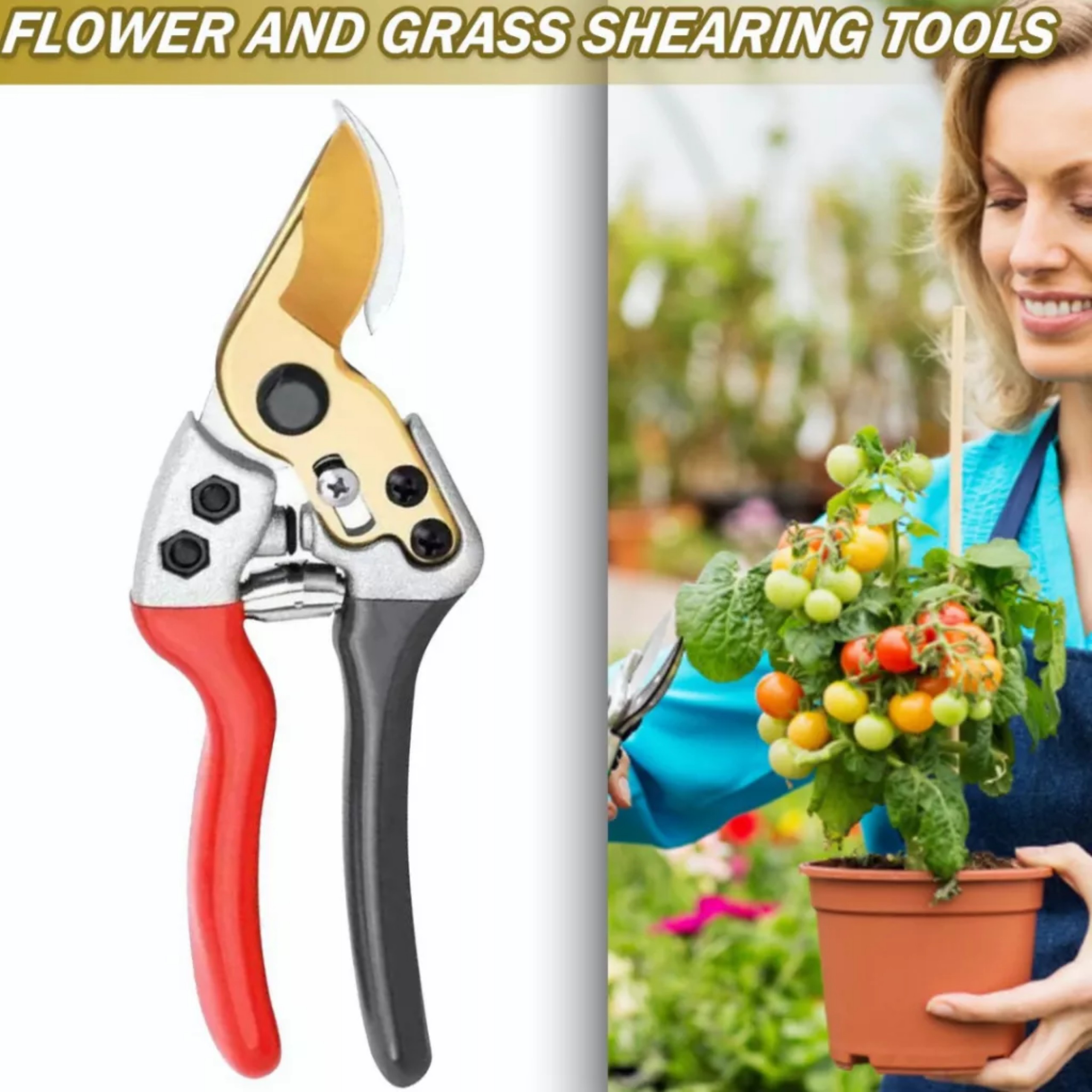 Kéo SK5 chuyên dụng cắt tỉa cành-cán bọc su chống trượt cao cấp. Mẫu mới nhất