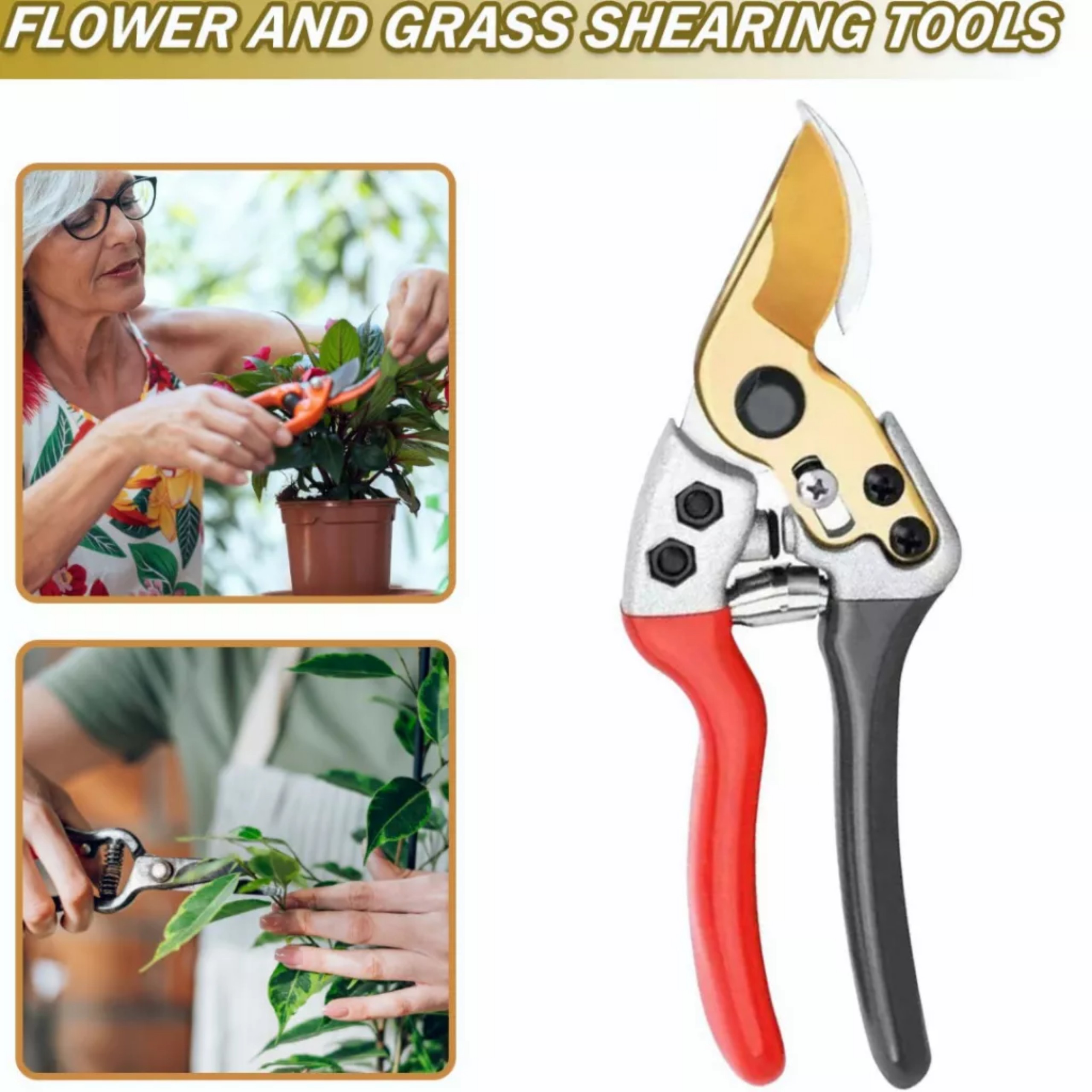 Kéo SK5 chuyên dụng cắt tỉa cành-cán bọc su chống trượt cao cấp. Mẫu mới nhất