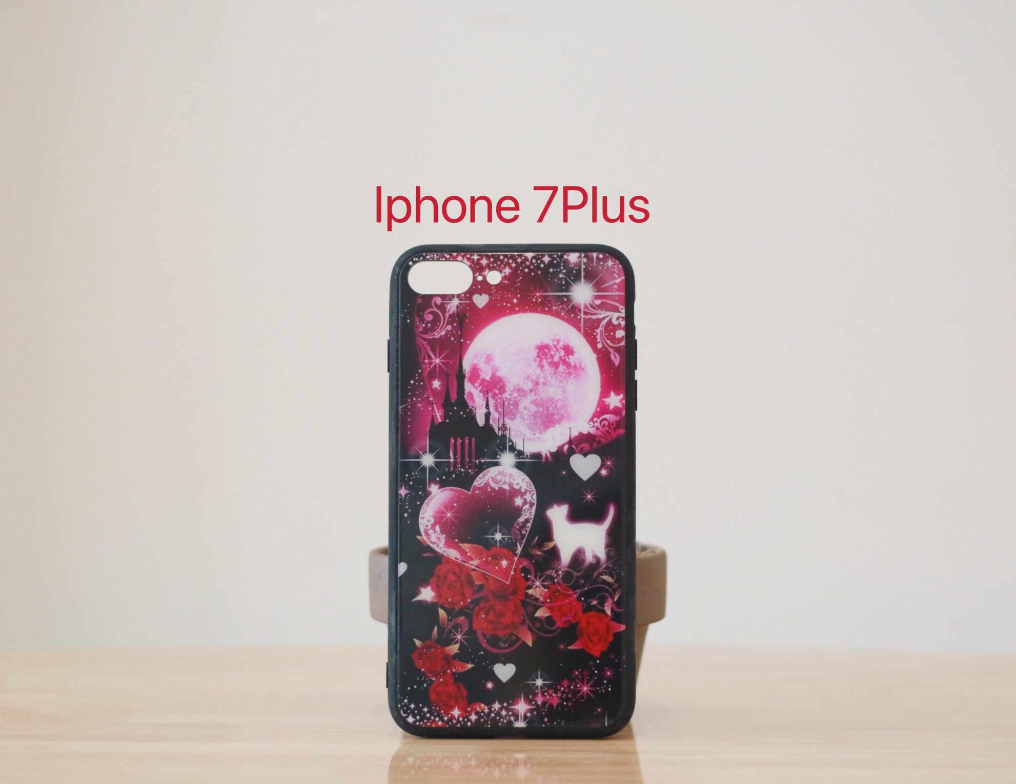 Ốp lưng mặt kính dành cho Iphone 7 Plus / 8 Plus - Hàng Chính Hãng