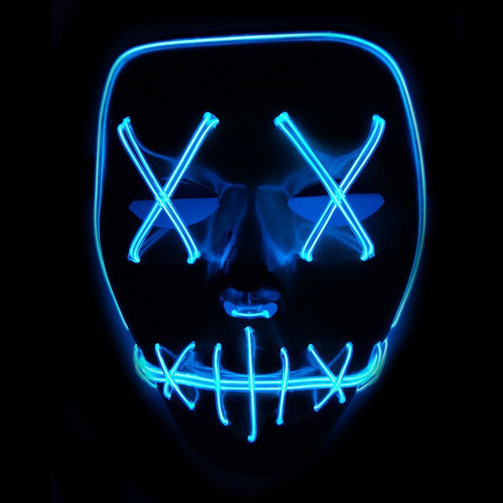 Mặt nạ Thanh trừng có đèn LED hóa trang Halloween-j42 mã số SP UH1671
