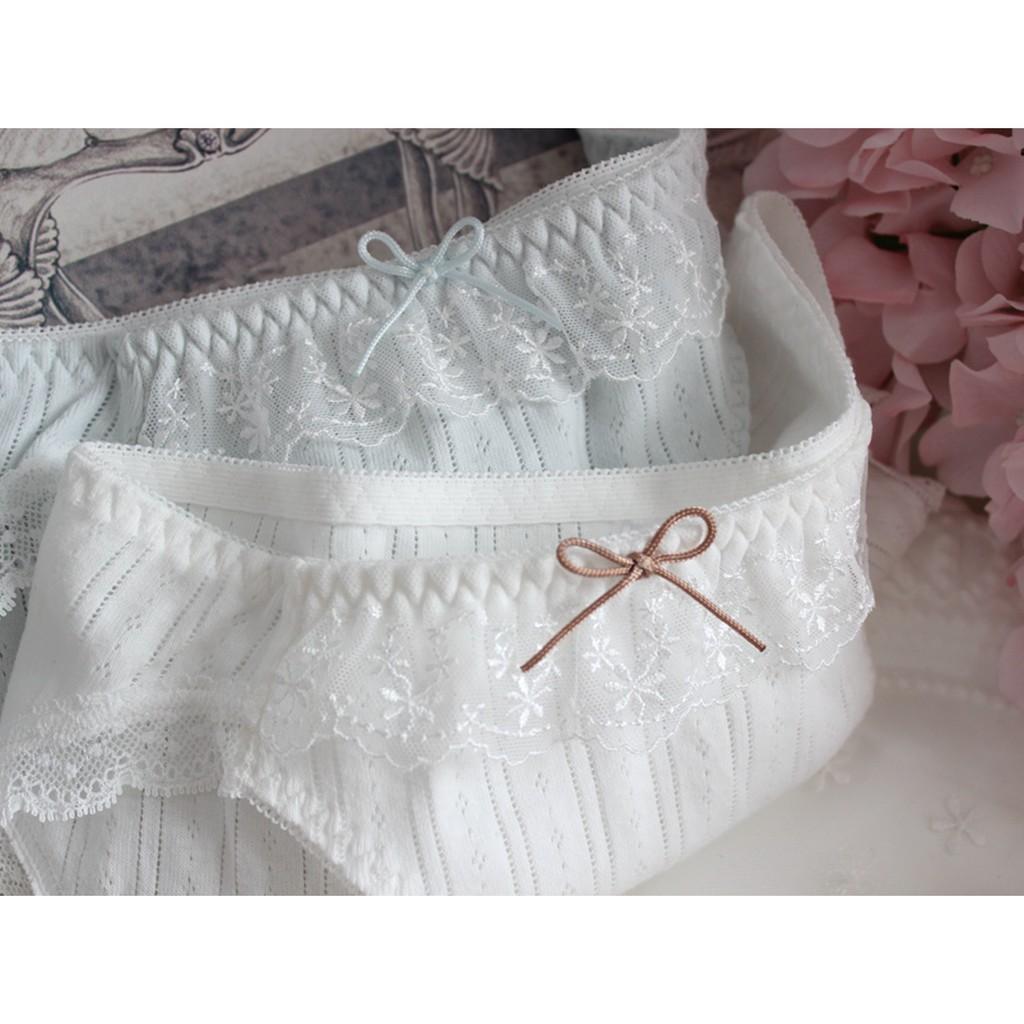 Quần Lót cotton Phối Ren Xuất Đông Âu Hàng Loại Đẹp.