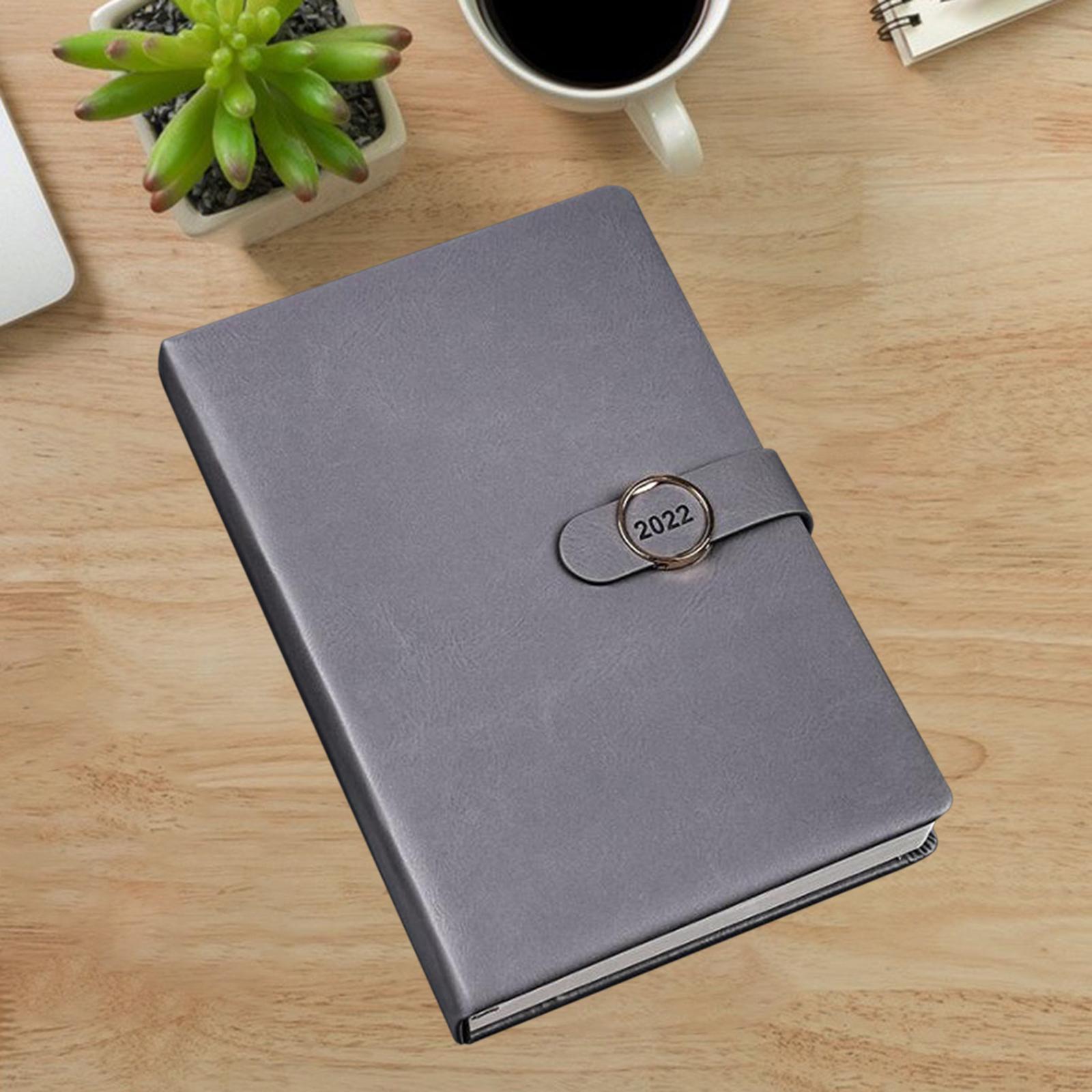 Business A5 Notebook, Loose Leaf PU Leather Cover Journal Notepad Notebook, 200 Sheets Paper Gifts