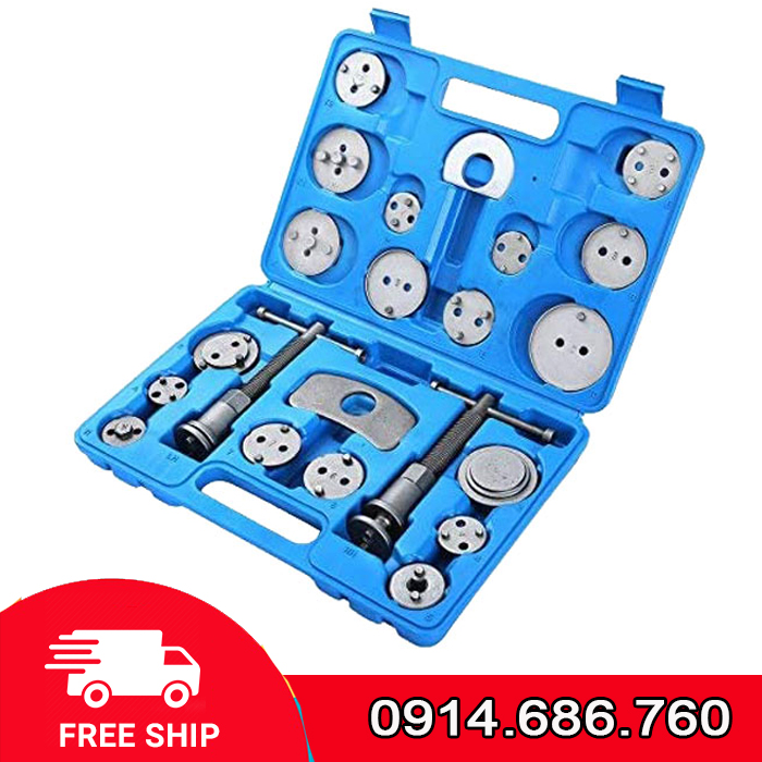 Bộ cảo ép thắng đĩa 2 chiều THUẬN NGHỊCH, bộ vam ép piston phanh Touchi 22 chi tiết chất lượng cao