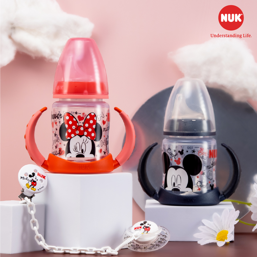 Bình Tập Uống PP Mickey Nuk NU12926 - Màu Ngẫu Nhiên