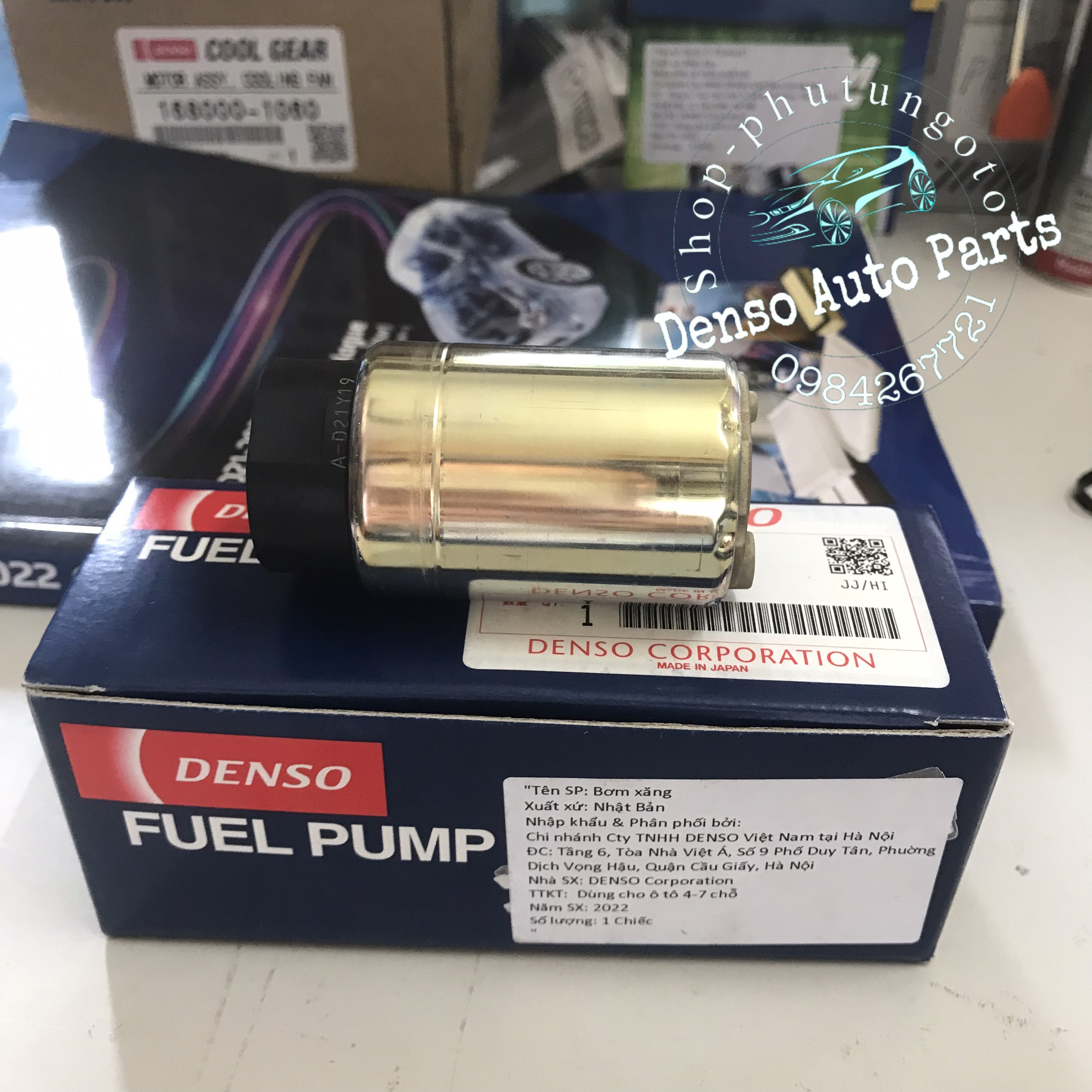 Bơm xăng Toyota innova, fortuner, hilux chính hãng Denso 291000-9022
