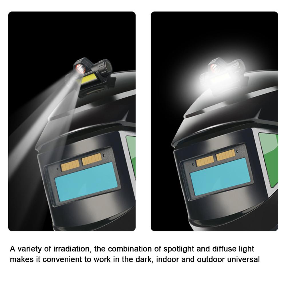 PC Welding Masks Automatic Variable Light Adjustment Large View True Color Auto Darkening Welding Facemask for Arc Welding Grinding Cutting