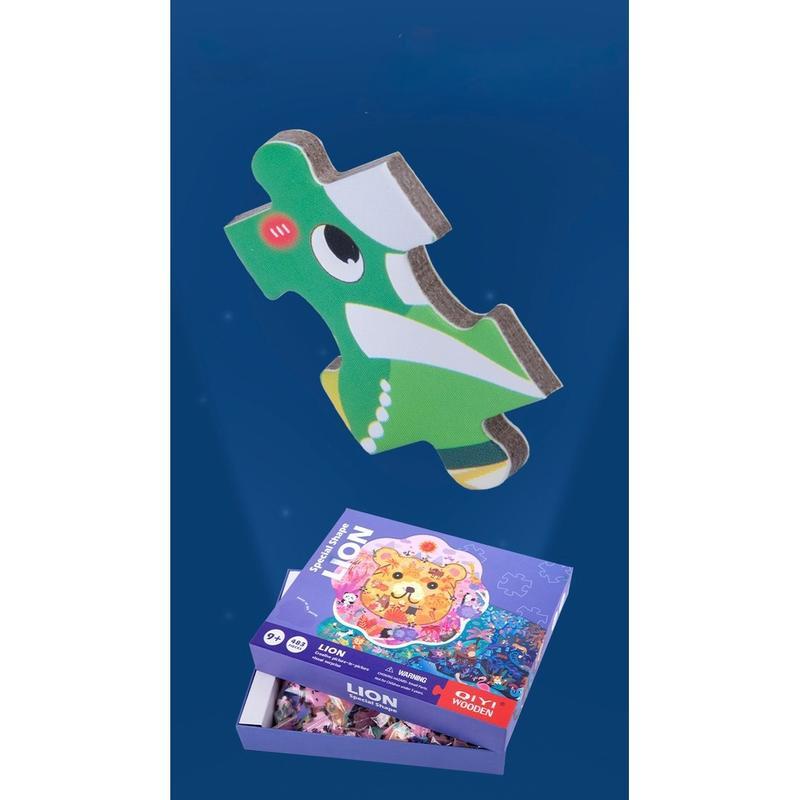 Bộ xếp hình khủng long bạo chúa đồ chơi trí tuệ bé 6 tuổi ship HOẢ TỐC HCM tranh ghép hình 500 mảnh