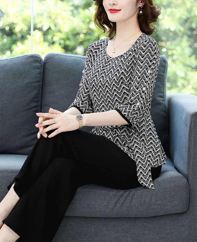 Set bộ áo cột eo tay lỡ quần ống suông sang trọng