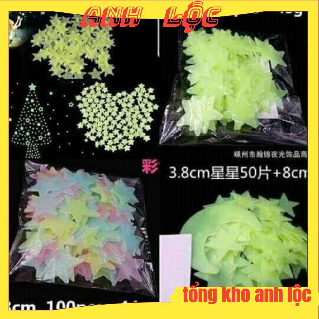 Gói sao dạ quang phát sáng đủ màu