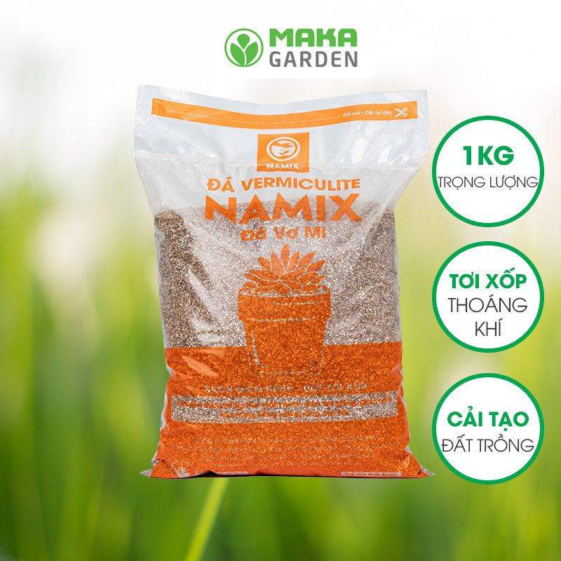 Đá Vermiculite - Đá Vơ Mi Namix,Túi 5dm, Ươm Hạt Giống, Trồng Rau Mầm, Đất Hoa Hồng, Sen Đá, Thuỷ Canh