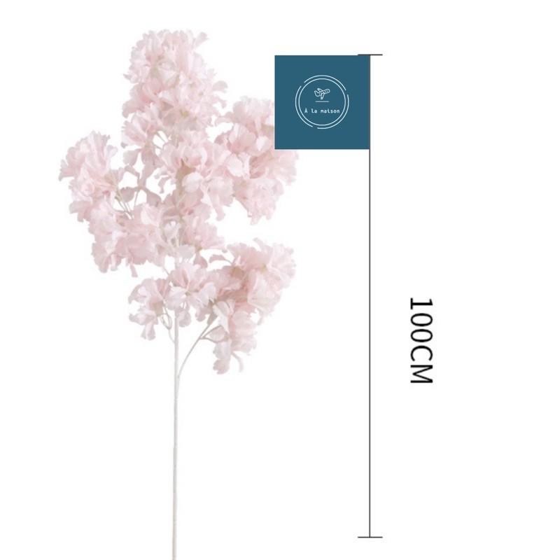 Hoa giả - cành hoa giấy nam mỹ 100cm tán rộng decor phong cách độc đáo sinh động