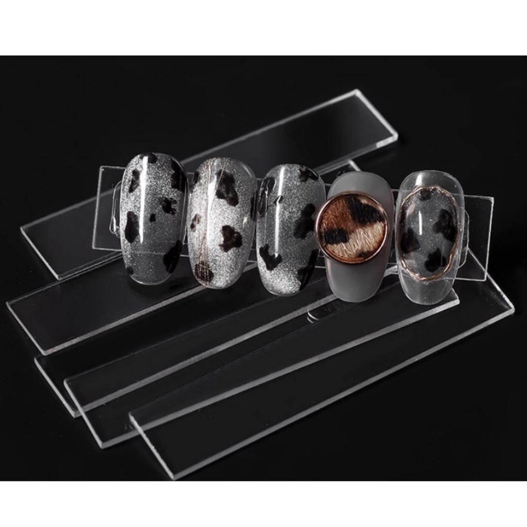 Set 10 thanh trưng bày mẫu nail Hàn Quốc đẹp - 1 thanh dán được 5 móng nhận đặt theo yêu cầu