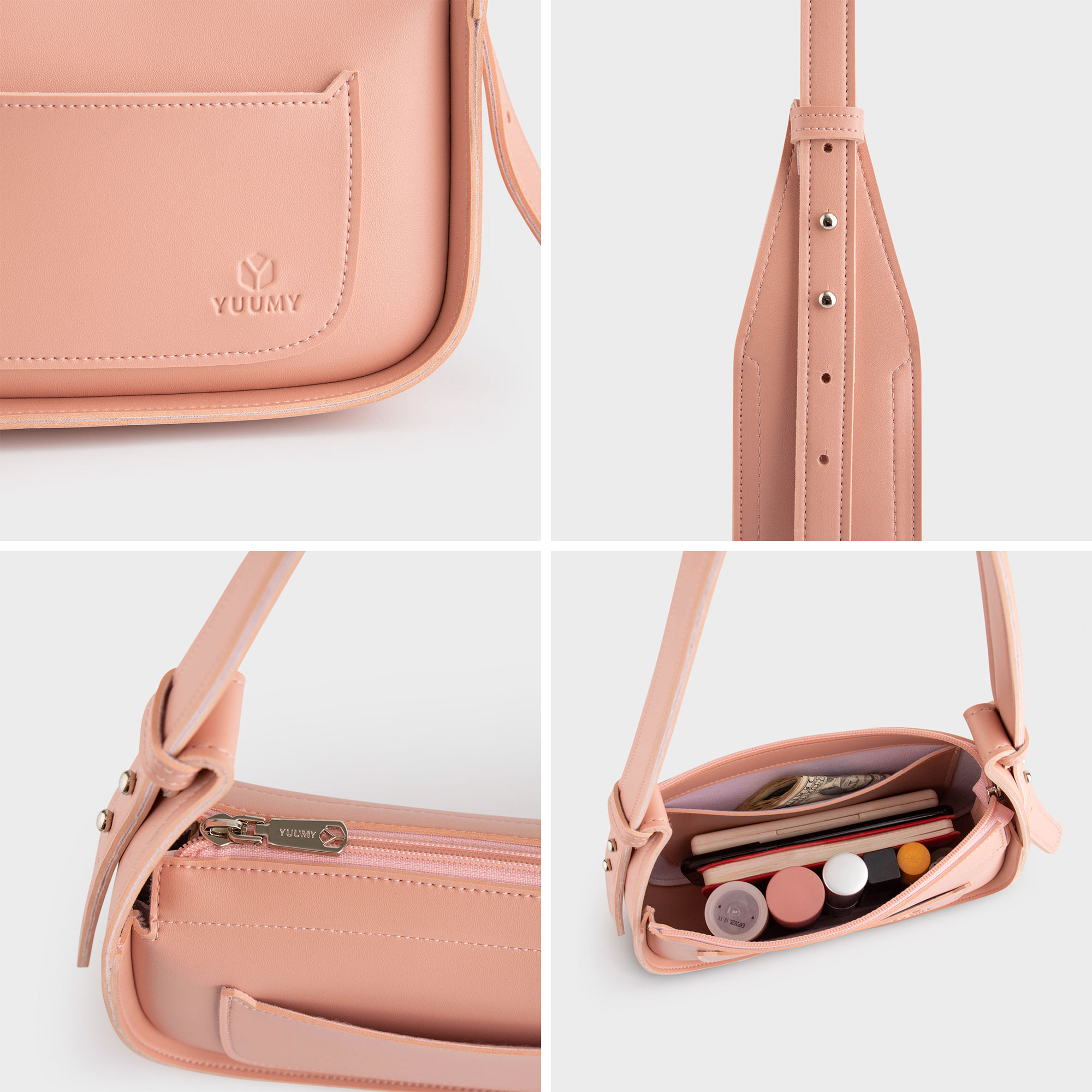 Túi Yuumy ( Thời trang nữ xinh xắn size 22 - Túi đeo vai da Seasand YN224 )