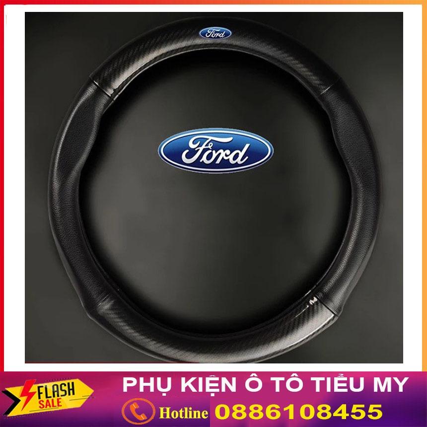 Bọc vô lăng Carbon logo KIA, Mitsubishi Xpander Pajero Attrage Mirage Outlander Jolie Lancer Zinger