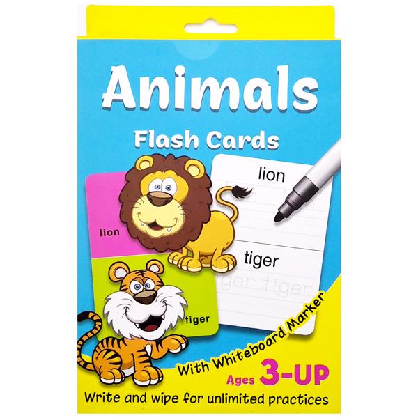 Write &amp; Wipe Flash Cards - Animals