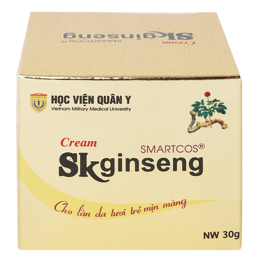 Kem Dưỡng Da Xóa Nếp Nhăn Smartcos Skginseng Học Viện Quân Y (30g)