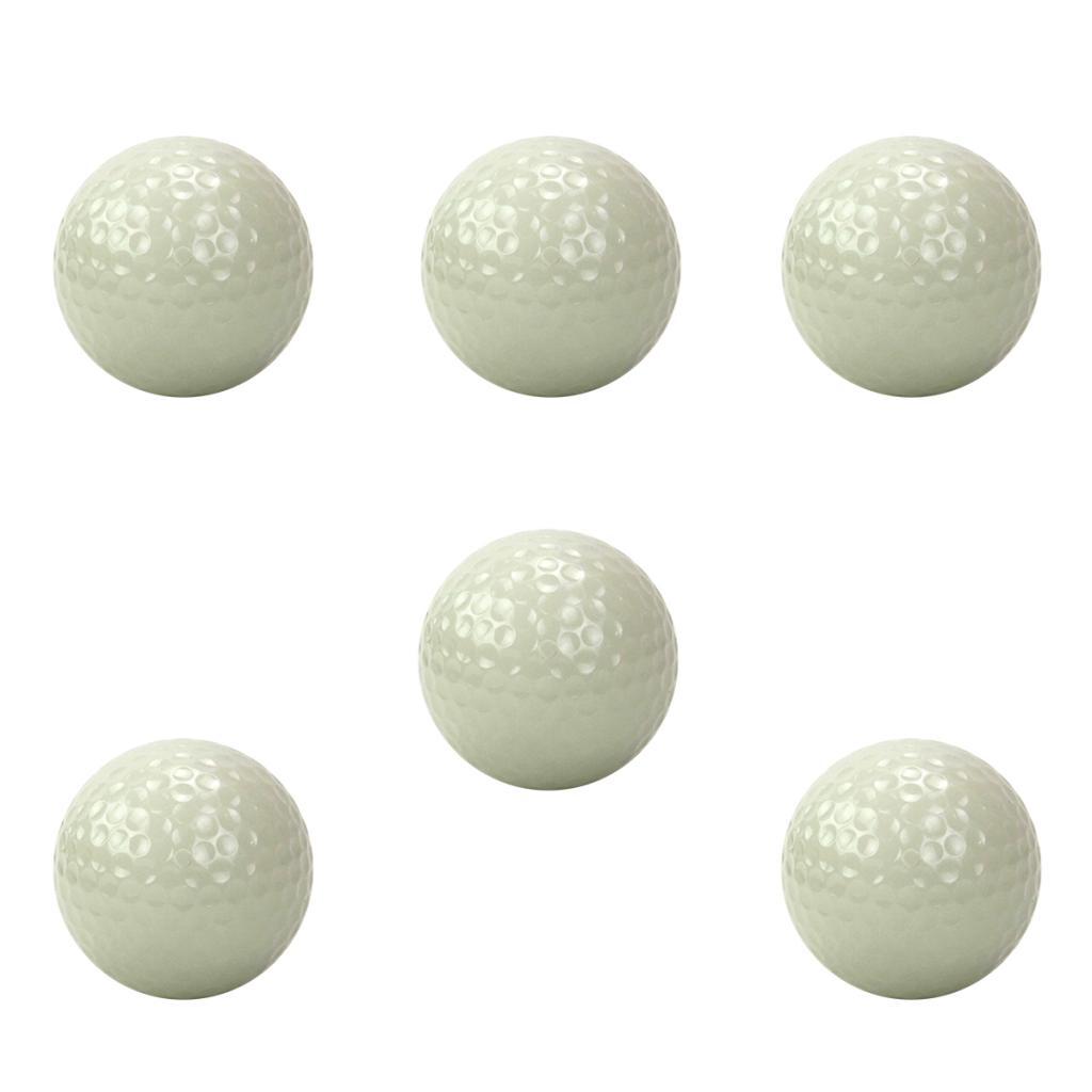 6 Pieces Luminous Night Golf Balls Reusable Bright Night Ball