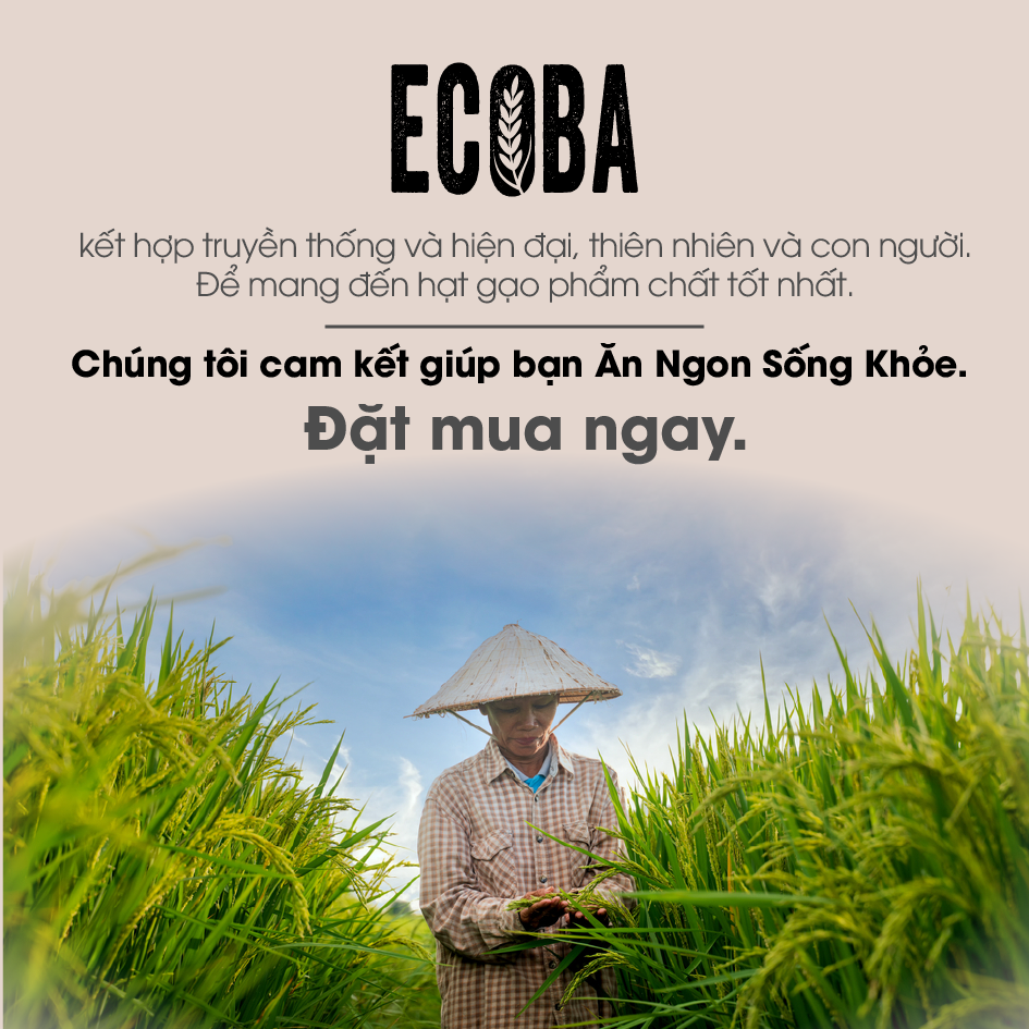 Gạo lứt đen hữu cơ cao cấp/ECOBA Huyền Mễ 1kg - Thơm ngon dẻo ngọt - Thanh lọc cơ thể