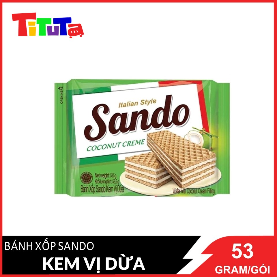Bánh xốp Sando Coco (vị dừa) 53.5g