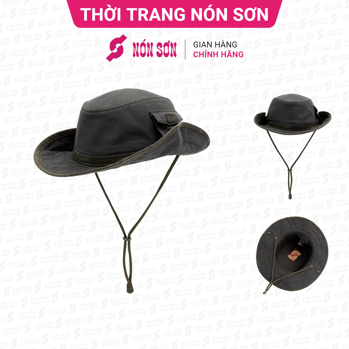 Mũ vành thời trang NÓN SƠN chính hãng MH008B-XR1