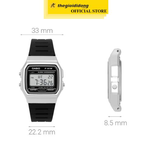 Đồng hồ CASIO 33 mm Unisex F-91WM-7ADF - Hàng Chính Hãng