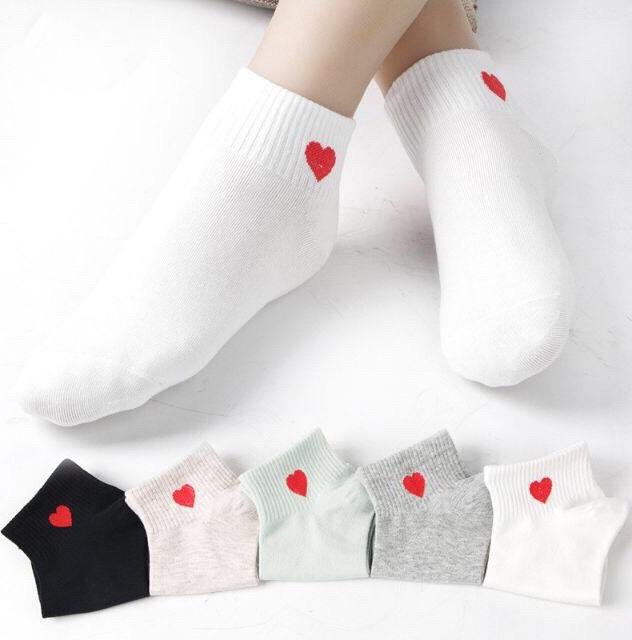 ComBo 10 Đôi Tất Trái Tim Siêu Xinh
