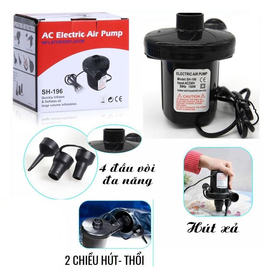 Bơm Điện 2 Chiều Bơm Và Hút Chân Không, Bơm Phao Bể Bơi Siêu Tiện Lợi