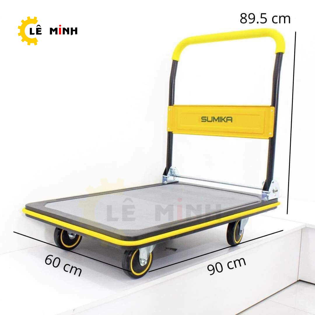 Xe đẩy hàng 4 bánh SUMIKA T300 - Tải trọng 300Kg