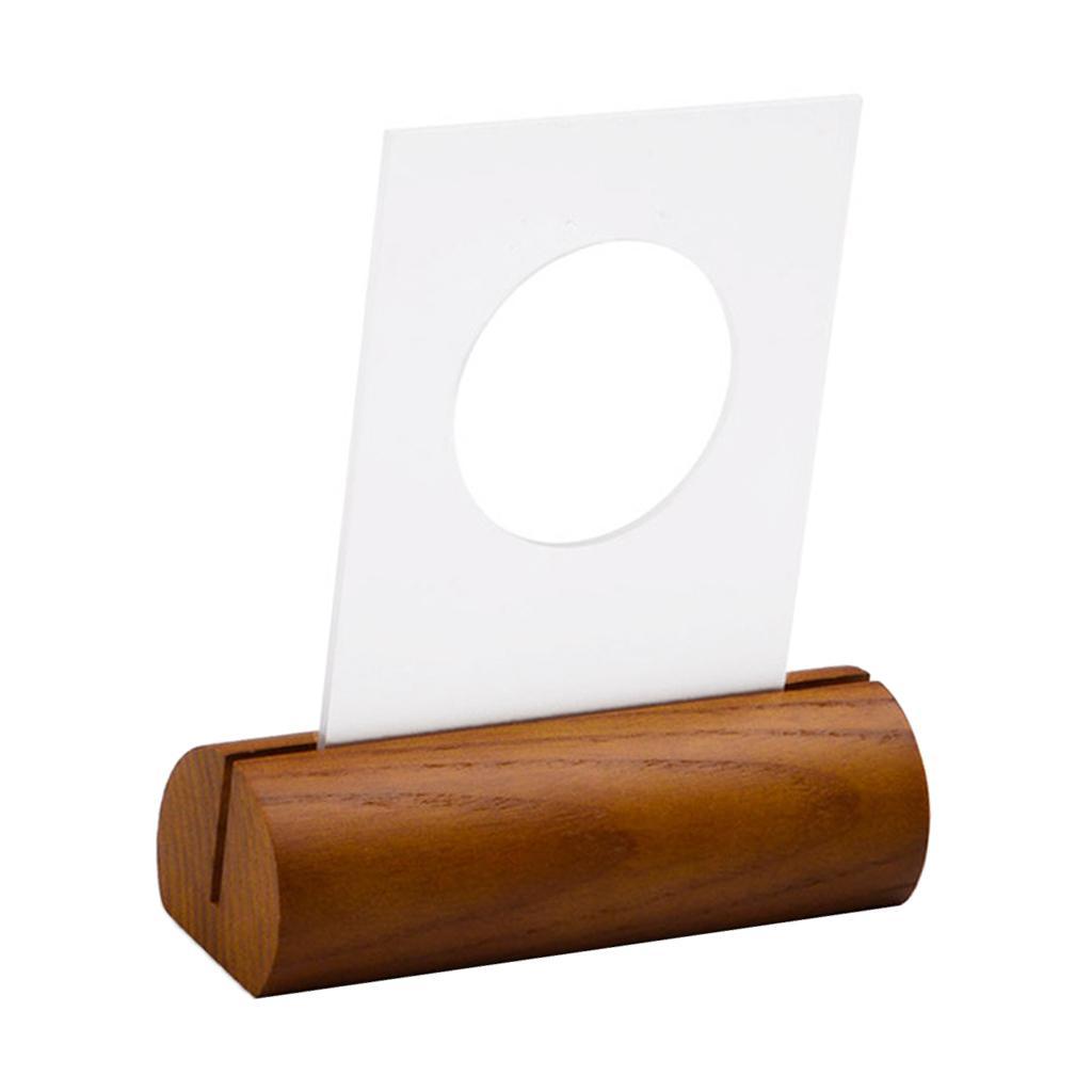 Wooden Base Acrylic Earrings Jewelry Display Stand Holder