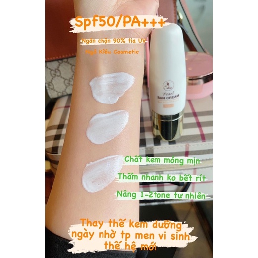 Kem Chống Nắng Pearl Sun Cream SPF 50 PA+++ Mini Garden