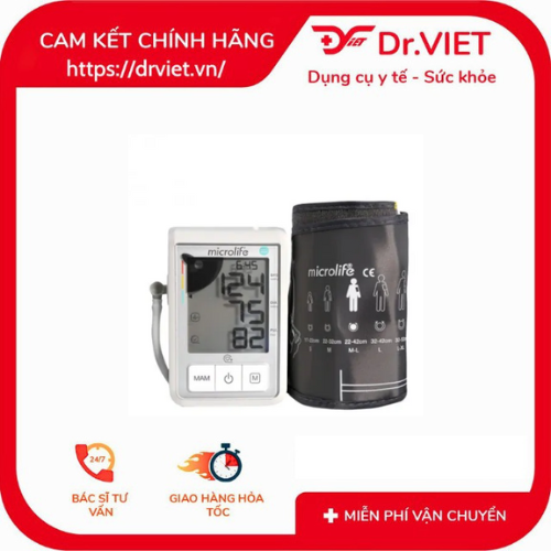 Máy đo huyết áp và nhịp tim Microlife B3 Basic