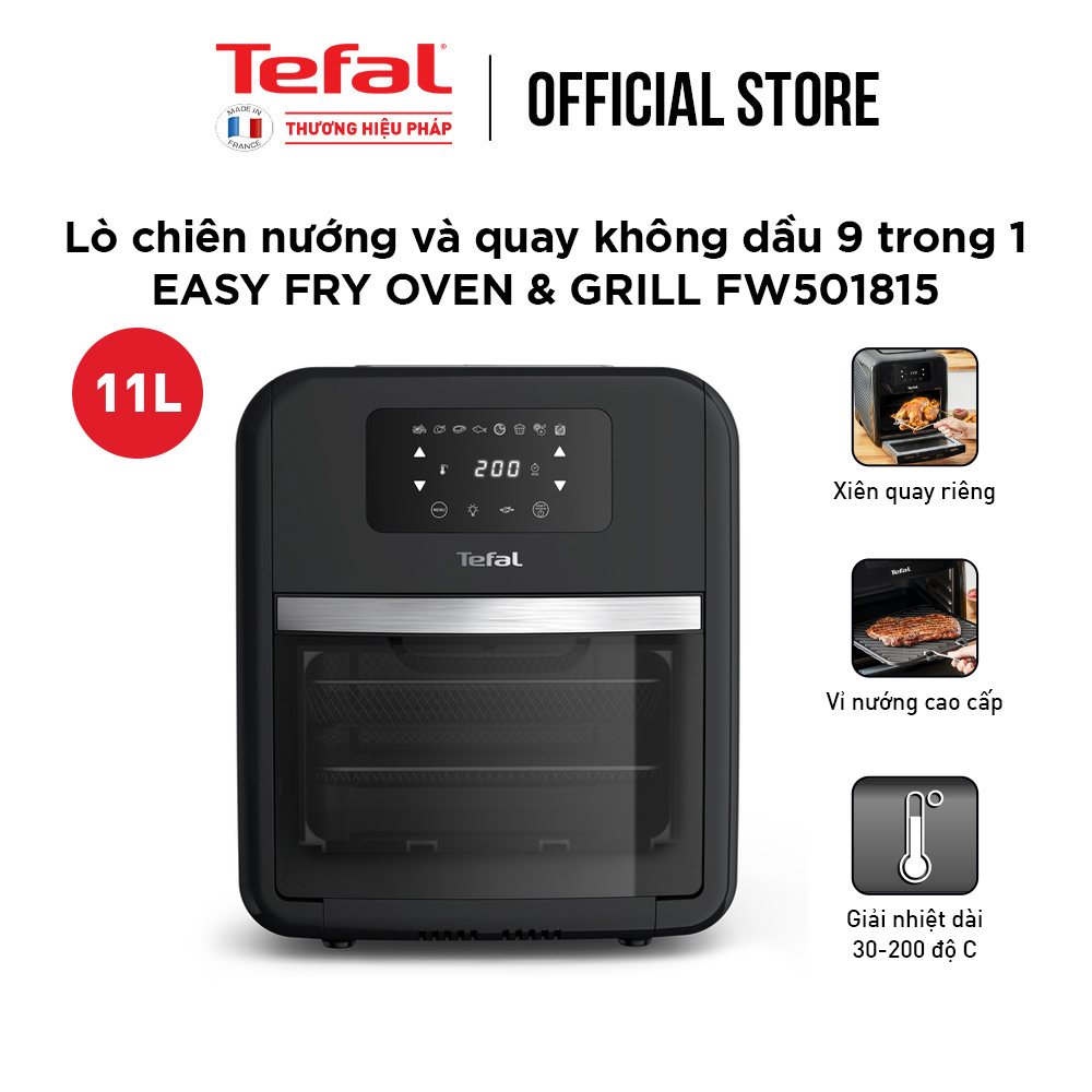 Nồi chiên, nướng, quay không dầu điện tử Tefal FW501815, dung tích 11L - Hàng chính hãng